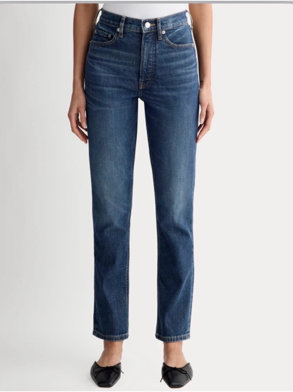Everlane The Original Cheeky Jean Vintage Dark Size 30 Regular Organic Cotton